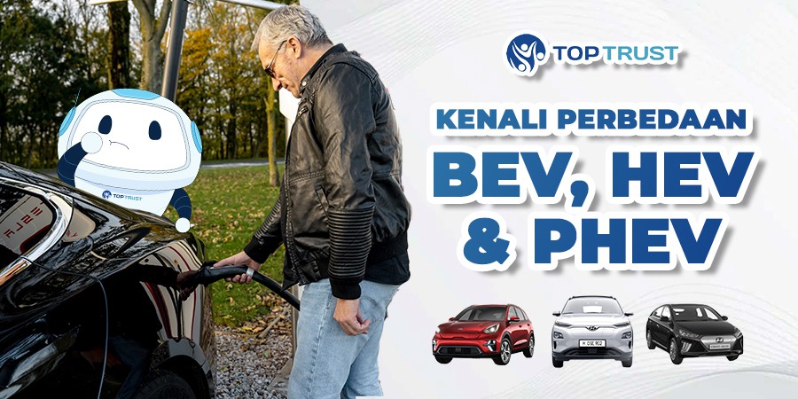 Perbedaan Mobil Listrik BEV, HEV, dan PHEV