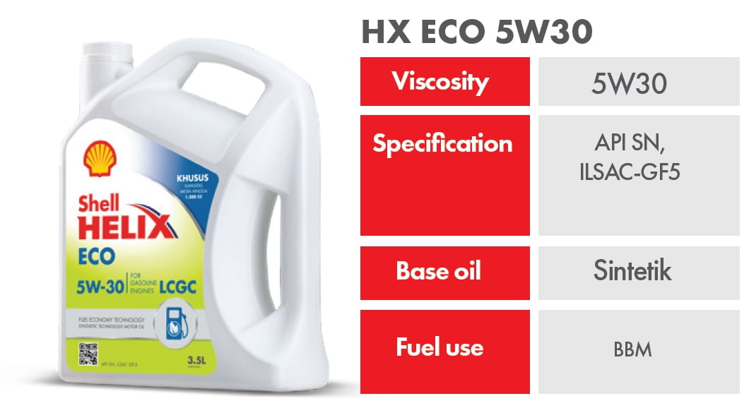 Shell Helix HX ECO Semi Sintetik