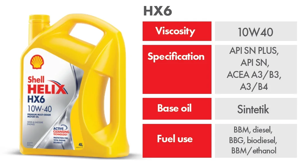 Shell Helix HX6