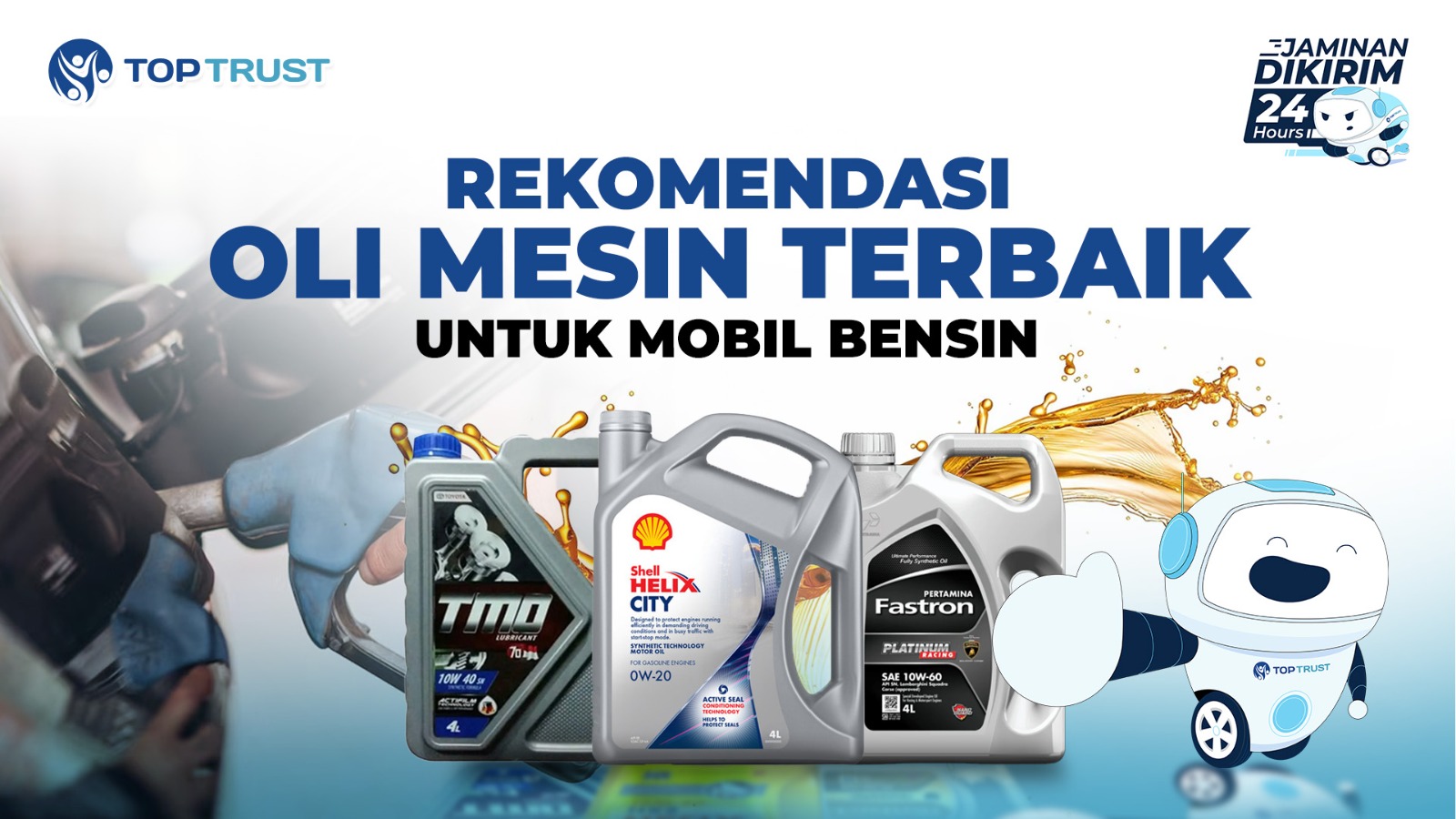 Rekomendasi Oli Mobil Bensin