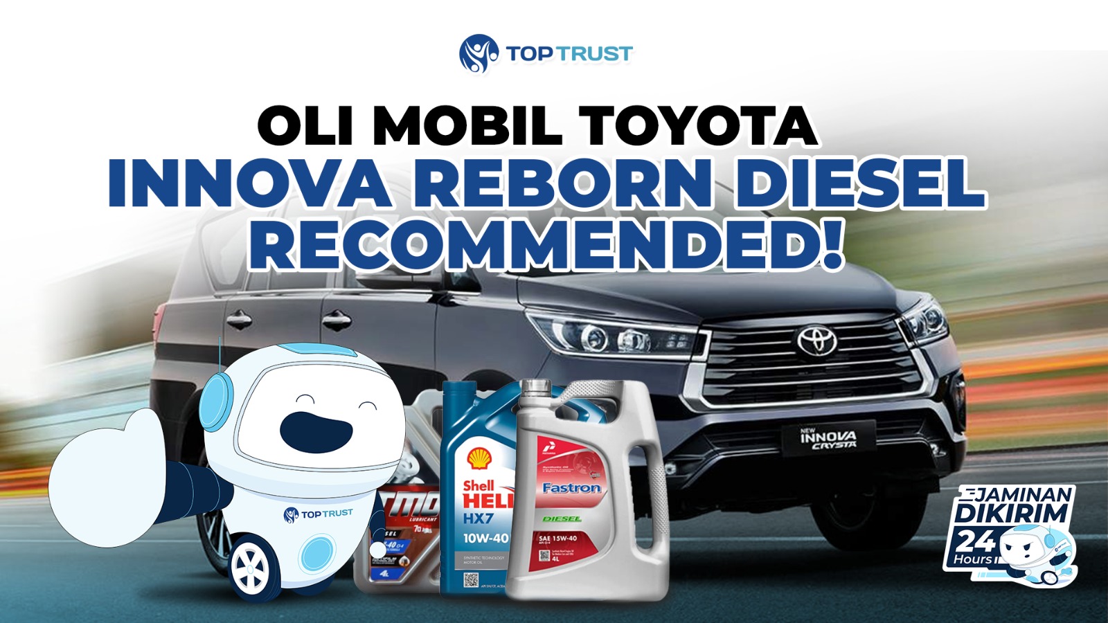 Oli Mobil Toyota Innova Reborn Diesel Recommended