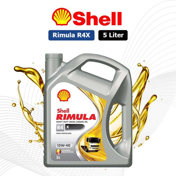 Oli Truk Shell Rimula R4X 5 Liter
